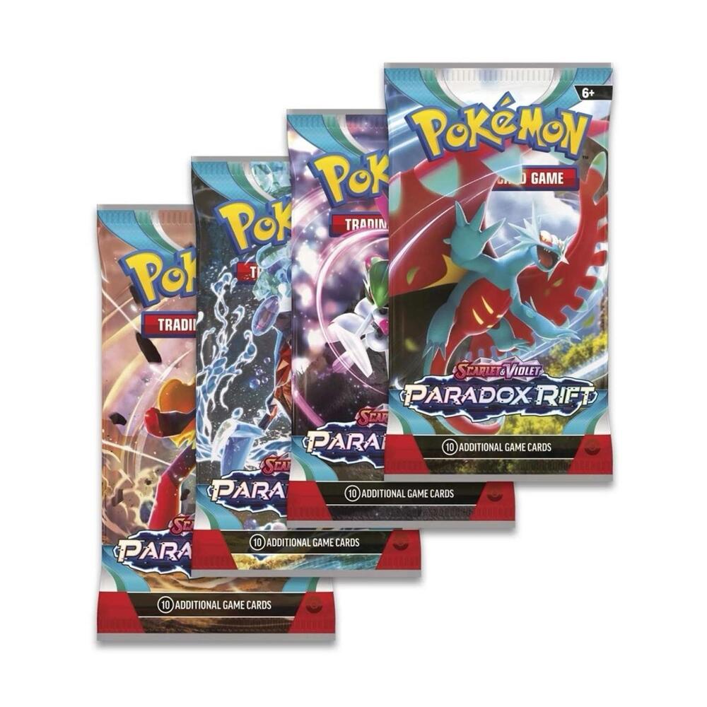2x Pokemon TCG Scarlet and Violet Paradox Rift Booster Pack Lot Sealed